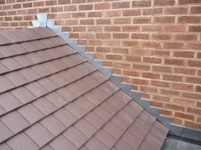 Lead flashing repair on a Bexley roof